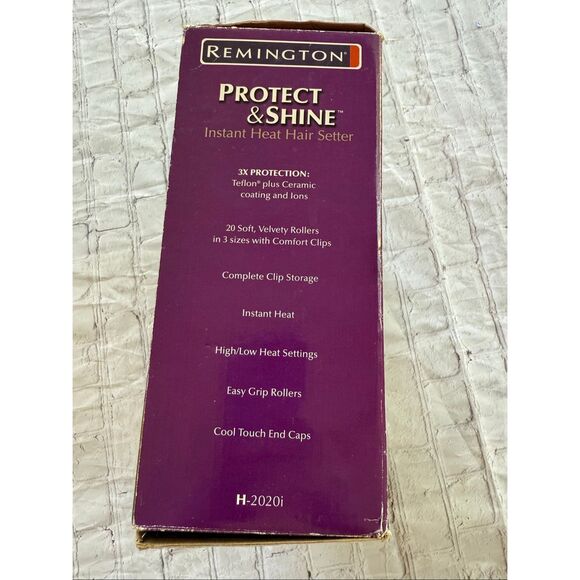 Remington Protect & Shine Instant Heat Hair Setter Hot Curling Rollers 20PC - Picture 2 of 6
